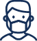 Person Wearing Mask Icon