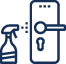 Disinfecting Door Knob Icon
